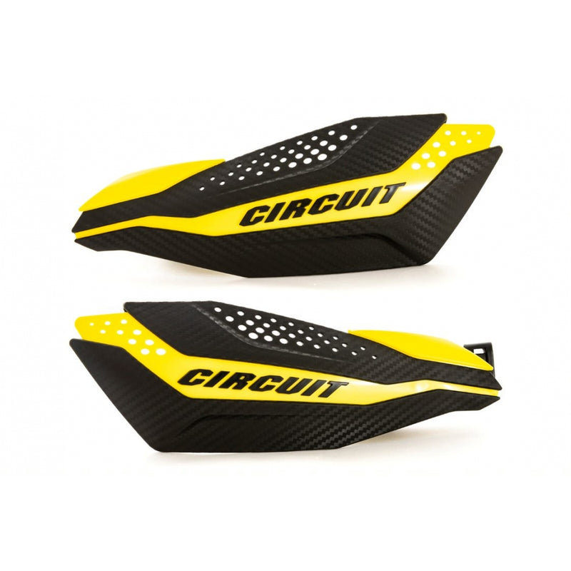 Circuit Protector de Manos Dakar Carbon / Amarillo - Rideshop