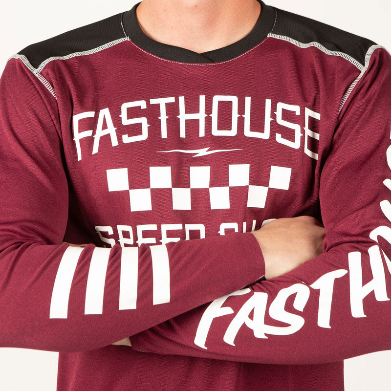 FastHouse Jersey Alloy Roam Ls Burdeo - Rideshop