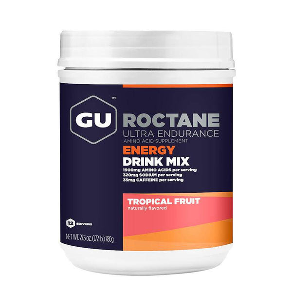 Roctane Energy Drink Mix 12srv Canister, Tropical Fruit GU-Rideshop