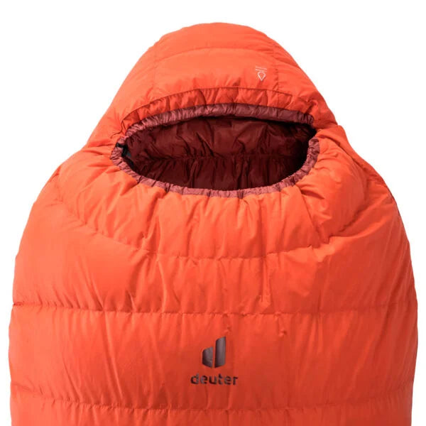 Deuter Saco De Dormir Astro Pro 600 Sl / Zip Left Paprika-Redwood - Rideshop