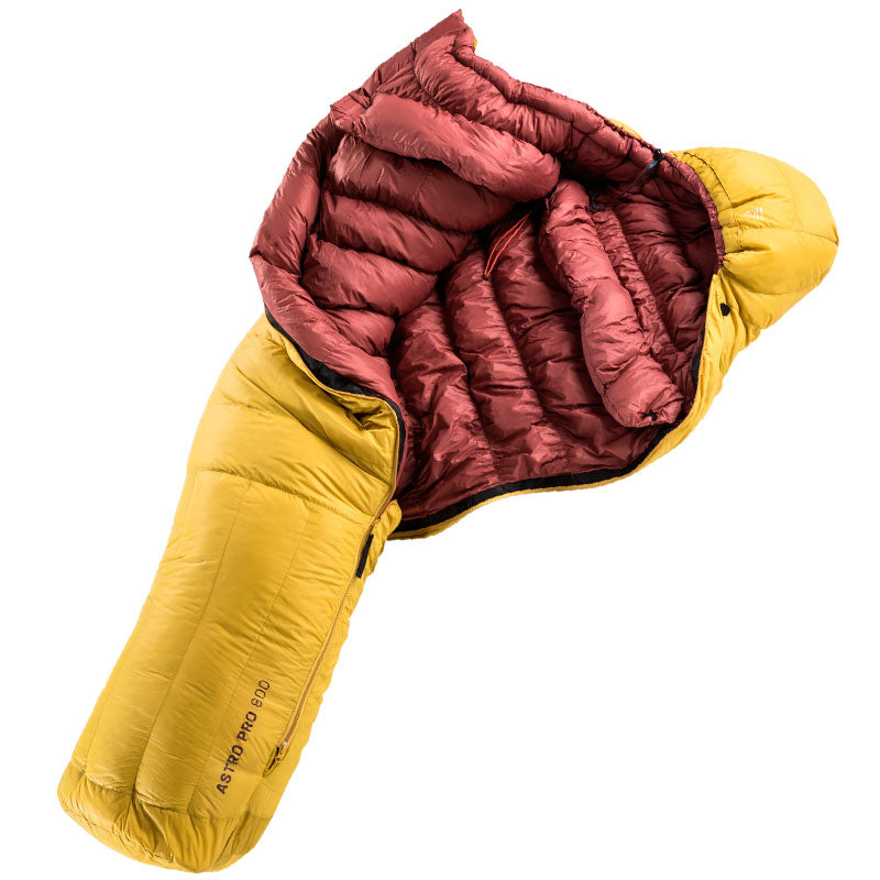 Deuter Saco de Dormir Astro Pro 800 SL turmeric-redwood - Rideshop