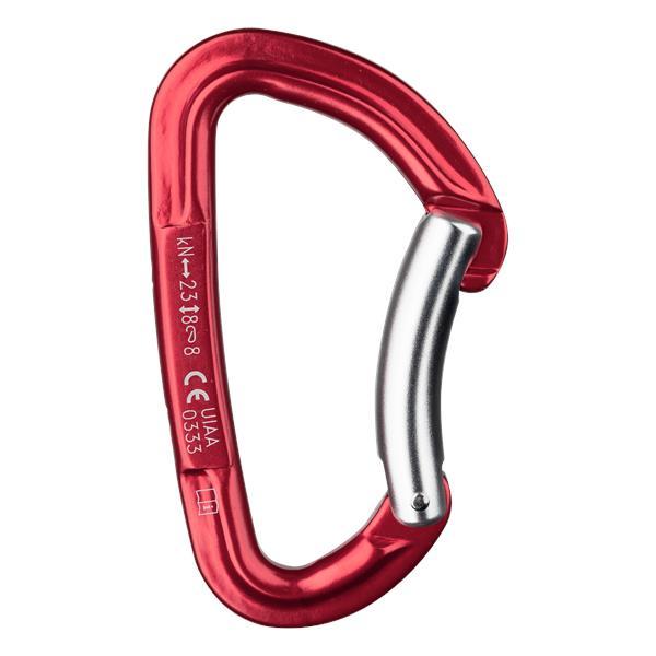 Mosquetón Hot G3 Bent Carabiner Red Salewa - Rideshop