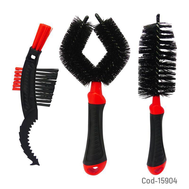 Set De Cepillos De Limpieza Rojo Liqui Moly - Rideshop