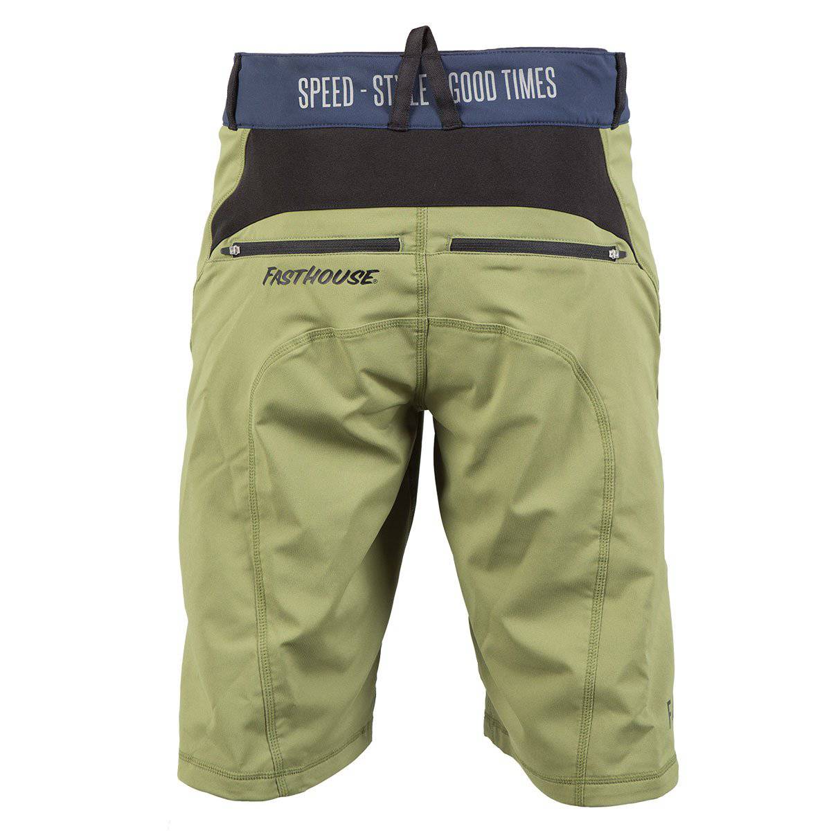 Short Bicicleta Crossline Olive FastHouse - Rideshop