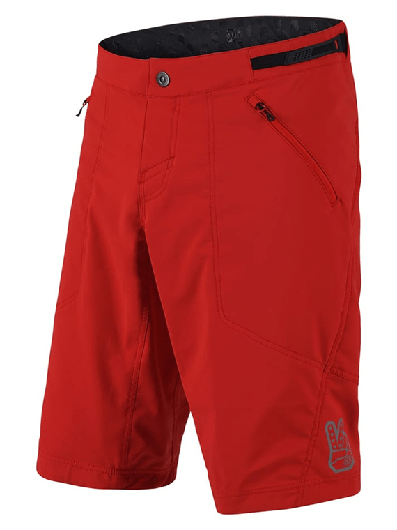 Short De Bicicleta Skyline Shell Red - Rideshop