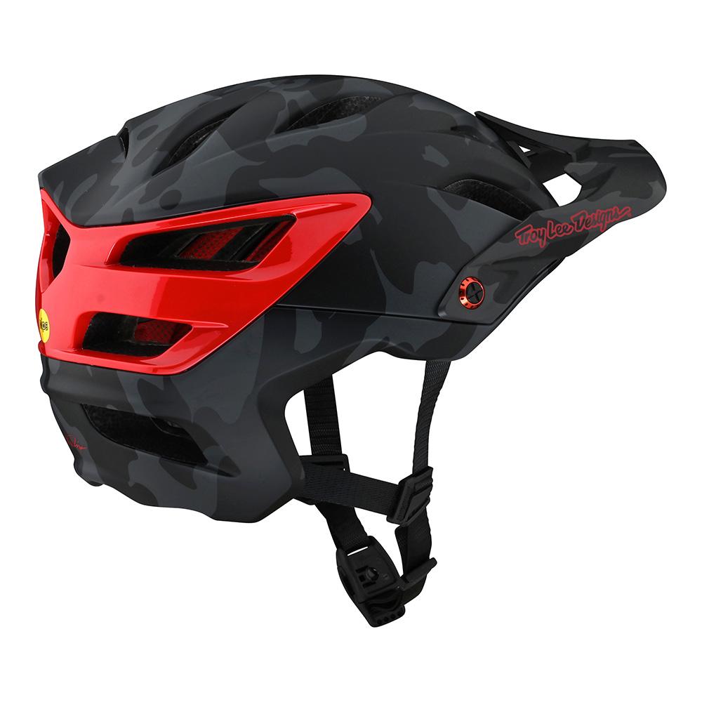 Casco de Bicicleta A3 Camo Gray/Red Mips Troy Lee Designs - Rideshop