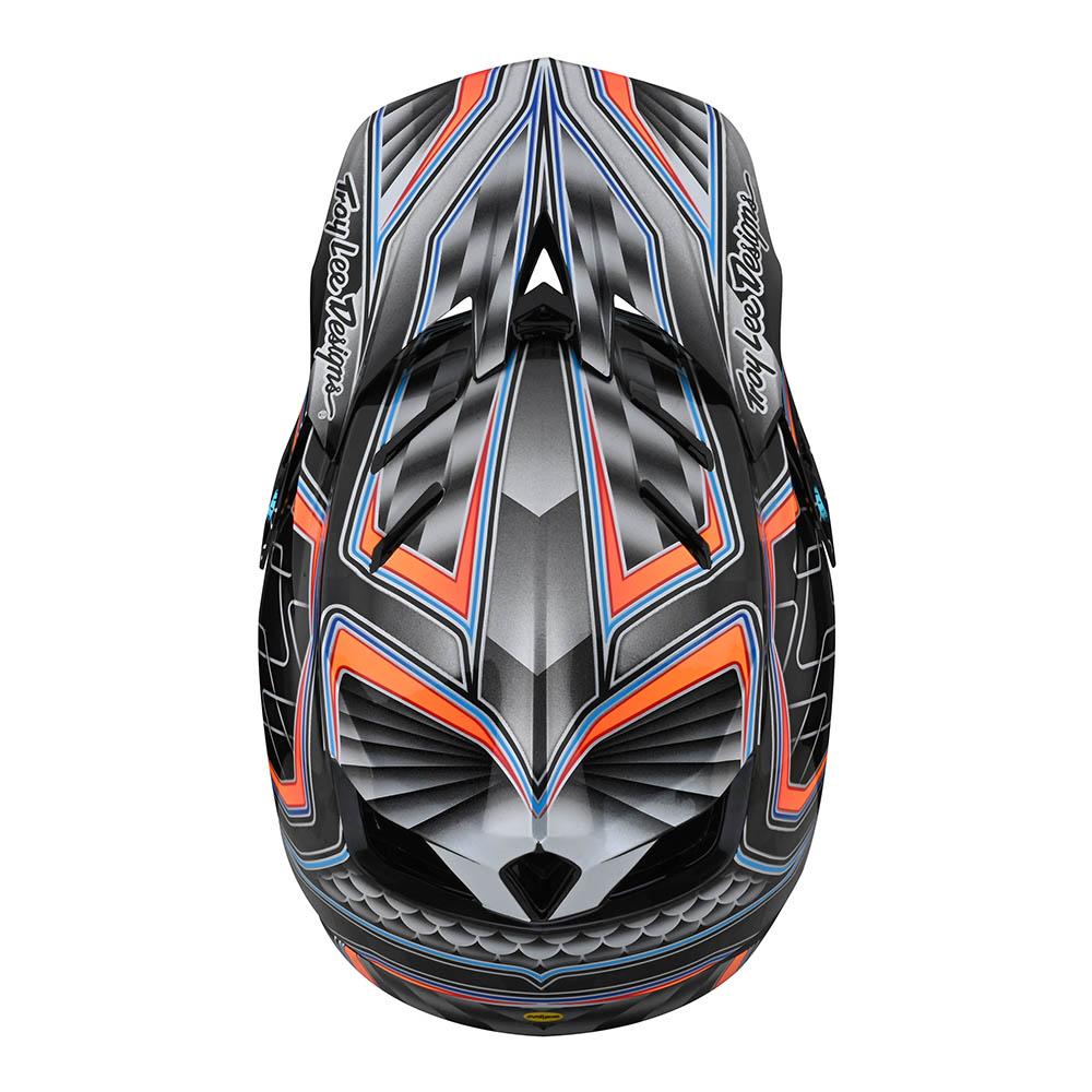 Casco D4 Carbon Lowrider Gray Mips Troy Lee Designs - Rideshop