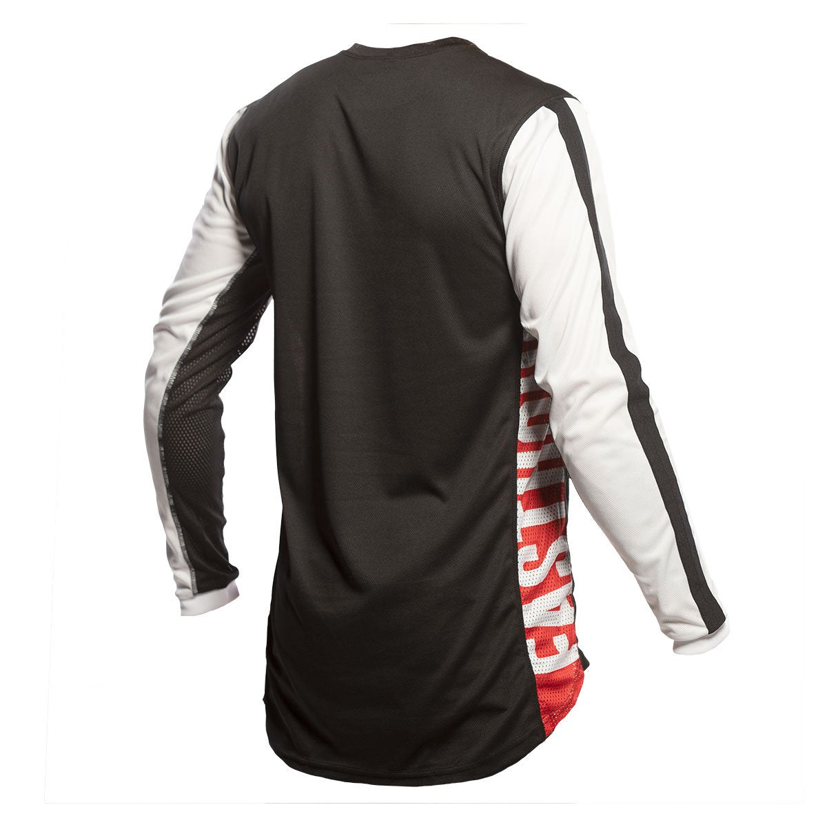 Polera Moto Grindhouse Split Black/White FastHouse - Rideshop