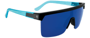 SPY SUN Flynn 5050 Soft Matte Black Translucent Blue - Rideshop