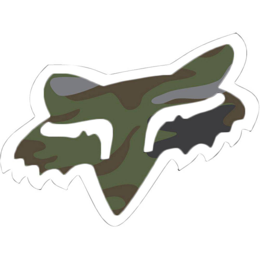 Sticker Blanco Camo Fox Racing.