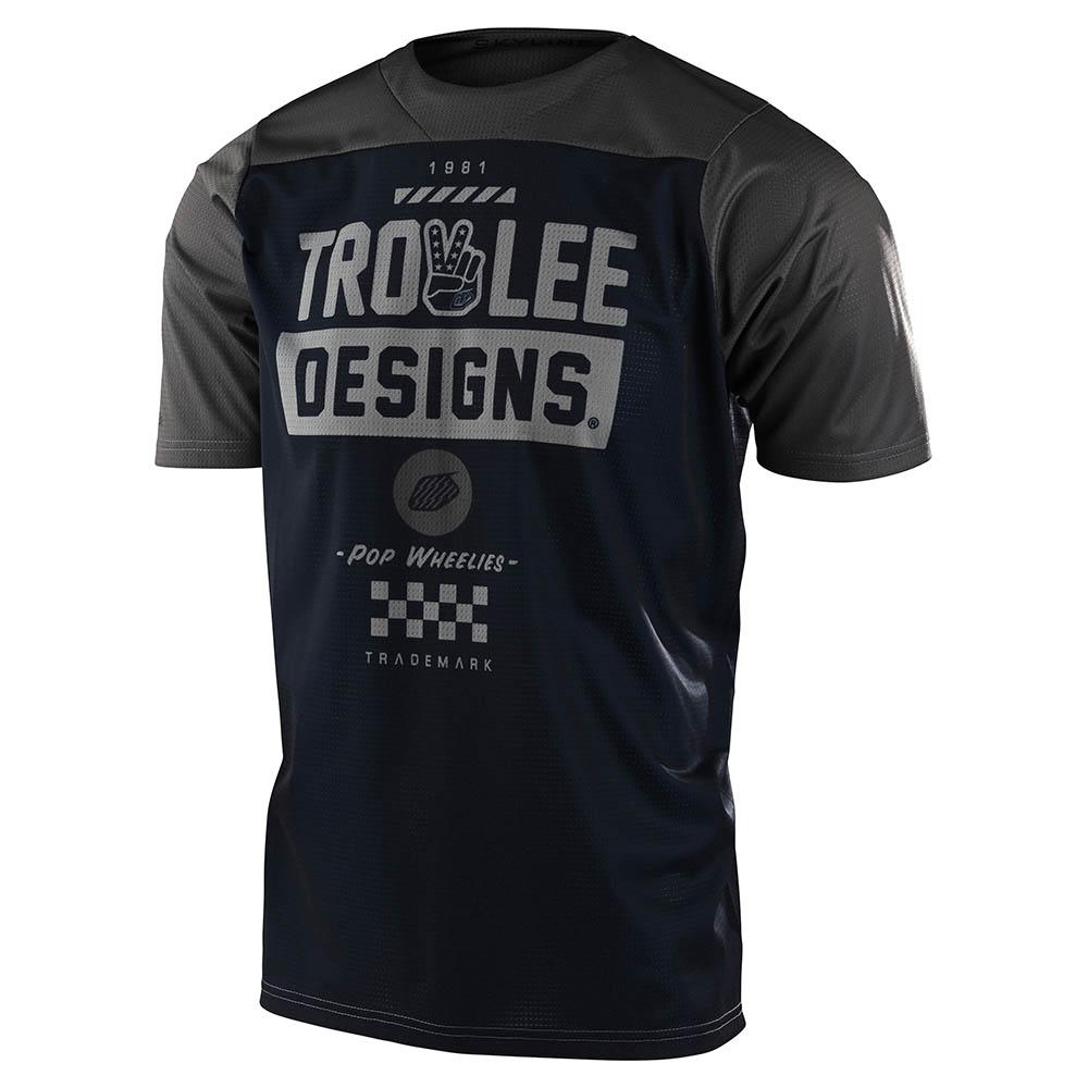 Polera de Bicicleta Skyline Ss Camber Azul Marino Troy Lee Designs - Rideshop