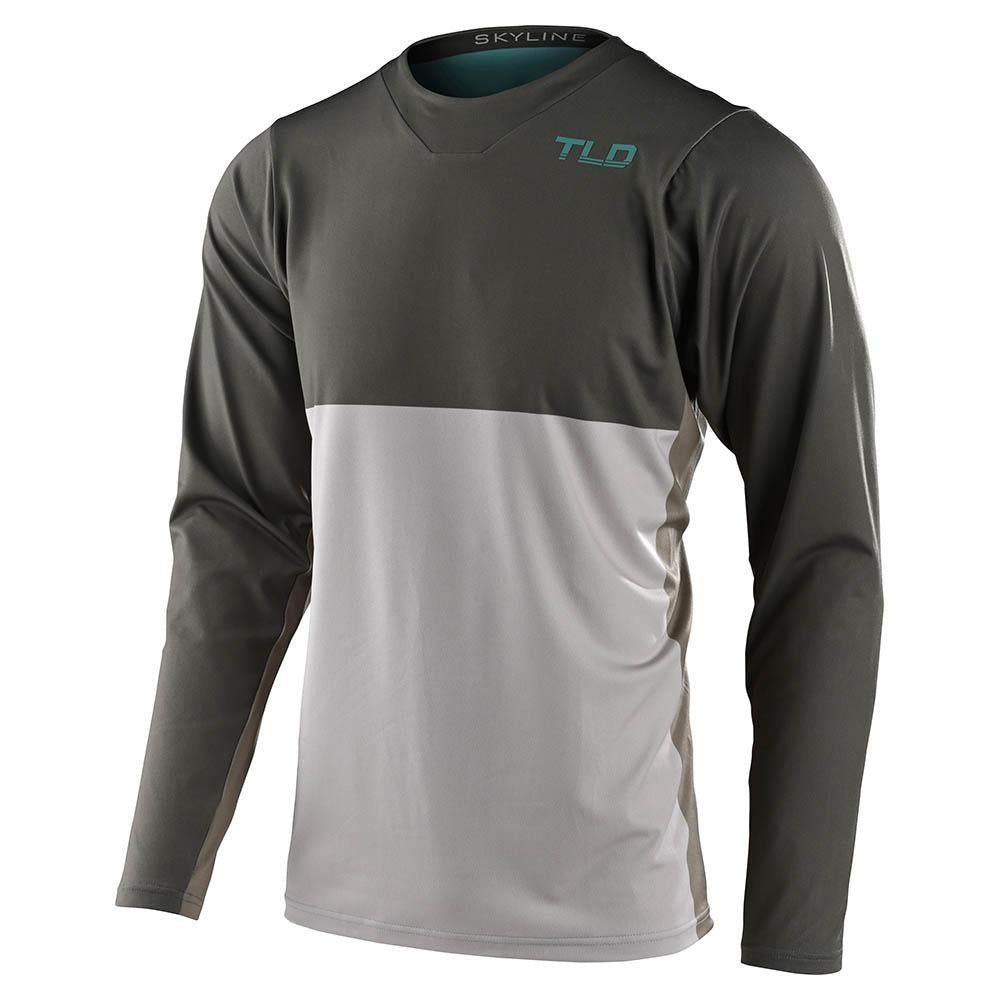 Polera de Bicicleta Skyline Chill Ls Gris Troy Lee Designs - Rideshop