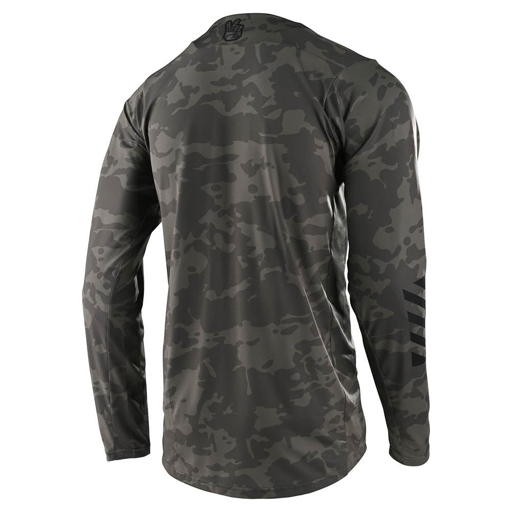 Polera de Bicicleta Skyline Chill Ls Camo Verde Troy Lee Designs - Rideshop