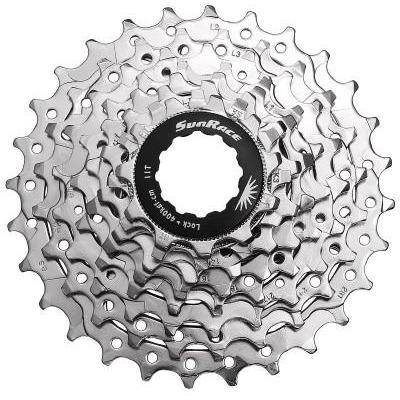 SUN RACE - PIÑON CSR86 CASSETTE 8V 12-25T PLATA-Rideshop