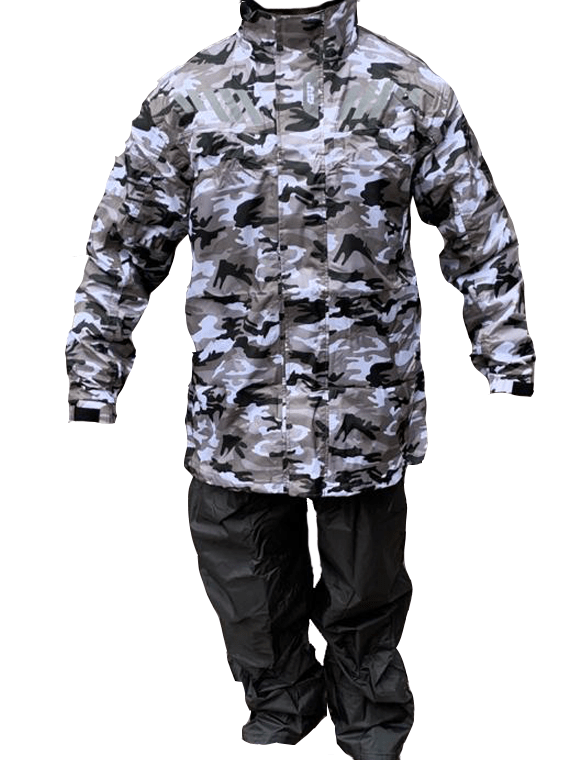 Traje Agua Givi Camuflado Gris - Rideshop