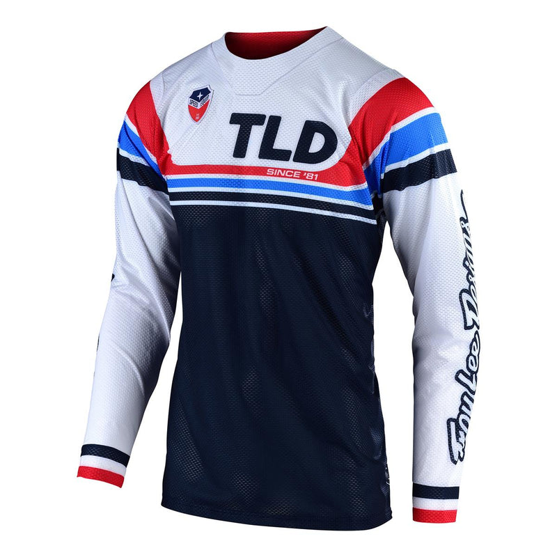 Traje de Moto Se Air Seca White / Dark Navy Troy Lee Designs - Rideshop