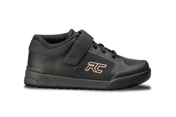 Zapatillas Ride Concepts Traverse Rc Mujer Black/Gold con Fijaciones-Rideshop