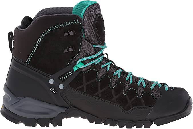 Ws Alp Trainer Mid Gtx Mujer Negro/Cordon Verde - Rideshop