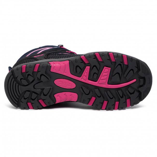 Zapatos Niñas Rigel Mid Trekk Azul/Negro/Rosado CMP - Rideshop