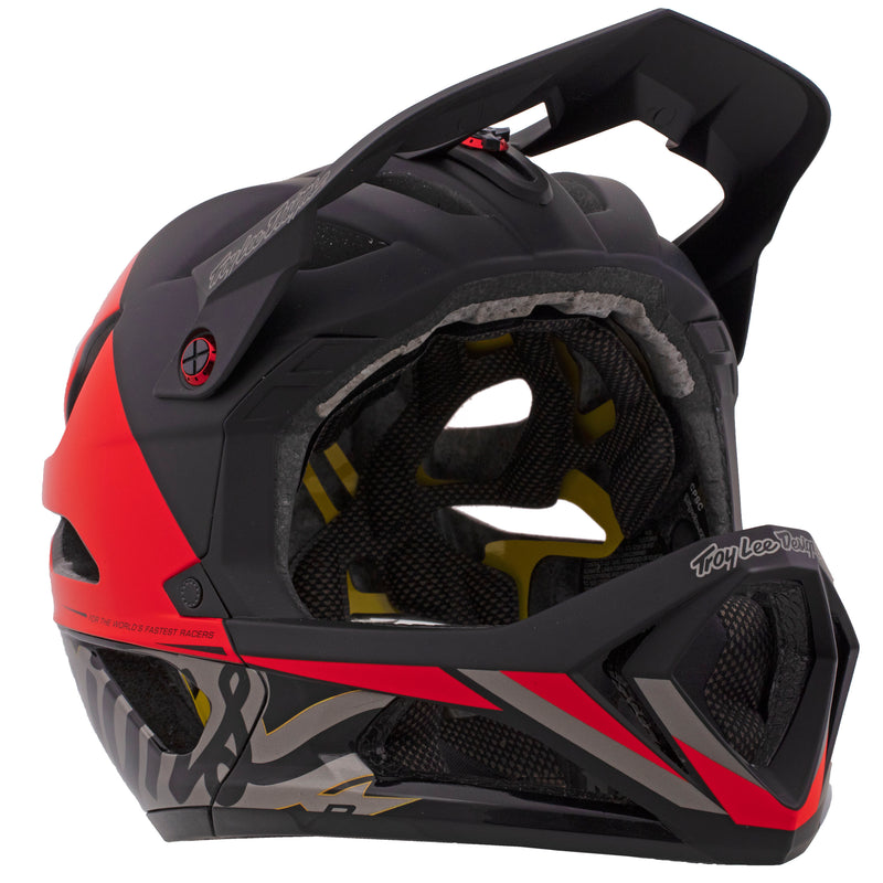 Troy Lee Designs Casco de Bicicleta Stage Mips Nova Glo Black/Red - Rideshop